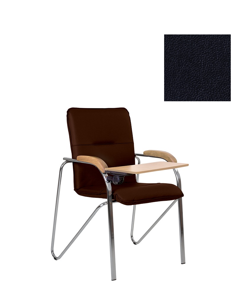 Стілець офісний NOWY STYL SAMBA T WOOD V-14 1.007 шкірозамінник